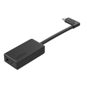 GoPro AAMIC-001 USB Type C to 3.5mm (0.35 cm) Mic Auxiliary Adapter for HERO8, HERO7, HERO6, HERO5