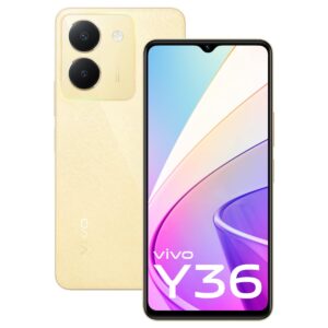Vivo Y36 (Vibrant Gold, 4GB RAM, 64GB Storage)