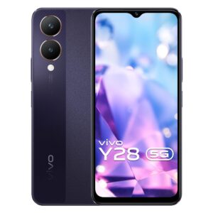 Vivo Y28 5G (Crystal Purple, 6GB RAM, 128GB Storage)