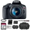 Canon EOS Rebel T7 DSLR Camera with 18-55mm Lens - Image 4