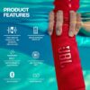JBL Flip 6 Wireless Portable Bluetooth Speaker Pro Sound (Red) - Image 3