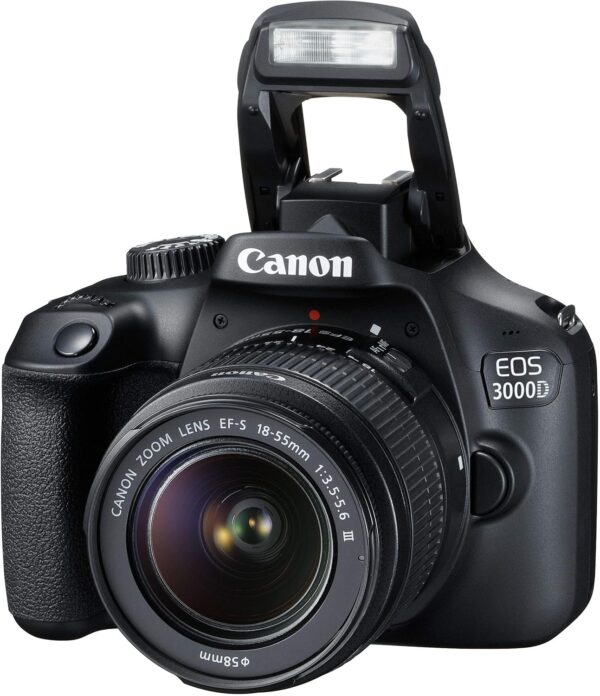 Canon EOS 3000D 18MP Digital SLR Camera (Black)